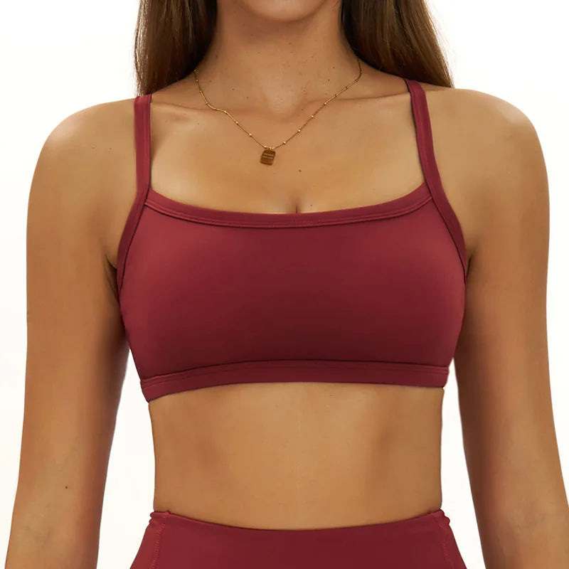 Breathable Seamless Sports Bra For Outdoor Performance