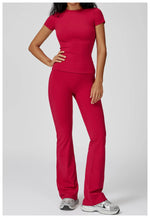 Load image into Gallery viewer, 2 Piece Seamless Yoga Set Performance Leggings Luxe
