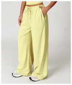 Load image into Gallery viewer, Breathable Contour Drawstring Wide Leg Athletic Pants
