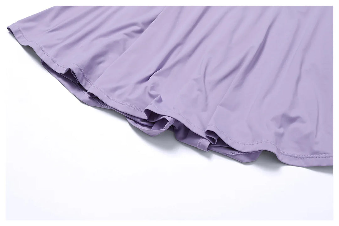 Seamless Performance Tennis Skort with Breathable Knit