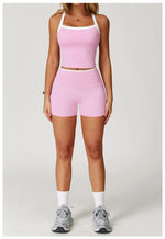 Load image into Gallery viewer, Luxurious Contour Seamless 2 Piece Athleisure Set Nylon
