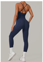 Load image into Gallery viewer, Luxe Sleeveless Yoga Jumpsuit Nylon Spandex
