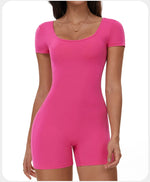 Load image into Gallery viewer, Backless Contour Jumpsuit Breathable Performance Nylon
