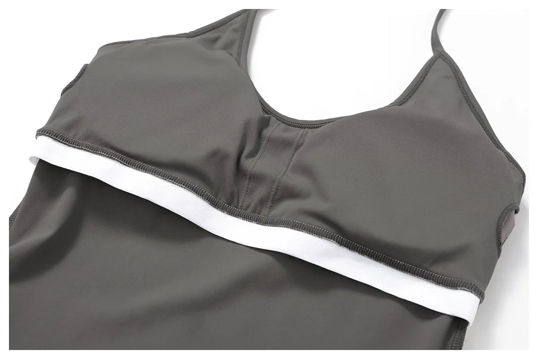 Racer Back Breathable Contour Light Weight Sports Bra Nylon