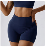 Load image into Gallery viewer, High Waist Yoga Shorts Contour Moisture Wicking Breathable
