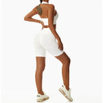 Load image into Gallery viewer, Breathable Sculpted Yoga Performance Bra With Halter Back
