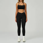 Load image into Gallery viewer, Two Piece Ultra Performance Yoga Luxe Set High Waist Band
