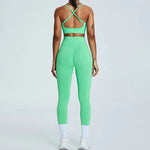 Load image into Gallery viewer, Seamless Performance Wear Set With High Waist Leggings
