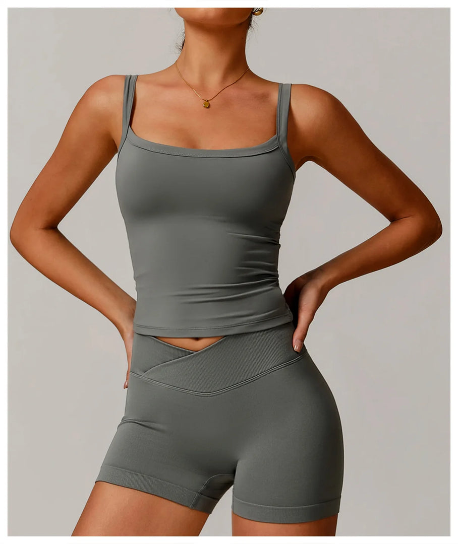 LuxContour Ribbed Seamless Breathable Push Up Bra Support