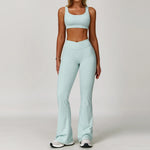 Load image into Gallery viewer, Premium Performance Knit Yoga Set With Contoured Leggings
