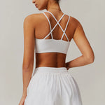 Load image into Gallery viewer, Premium Contoured Seamless Cross Back Performance Bra Pad
