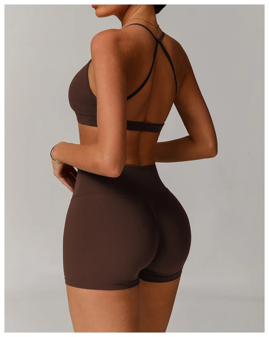 Lux Contour Sports Bra Breathable Shockproof Sculpted