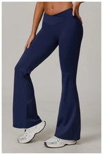 Load image into Gallery viewer, Contoured High Waist Seamless Bell Bottom Leggings
