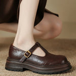 Load image into Gallery viewer, Comfortable Mary Jane Shoes for Women with Buckle Strap Round Toe Chunky Sole
