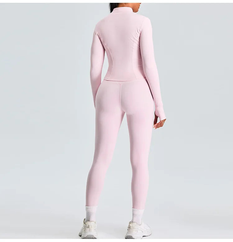 Luxurious Two Piece Contoured Performance Yoga Leggings