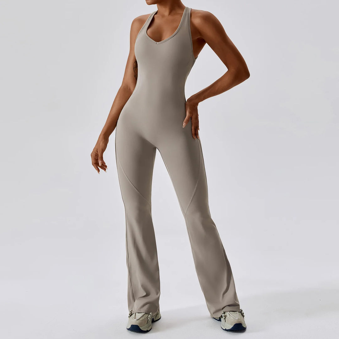 Seamless Contour Studio Jumpsuit Breathable Nylon Knit