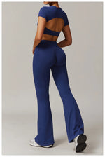 Load image into Gallery viewer, Contour Yoga Cropped Top Short Sleeve Performance Pro
