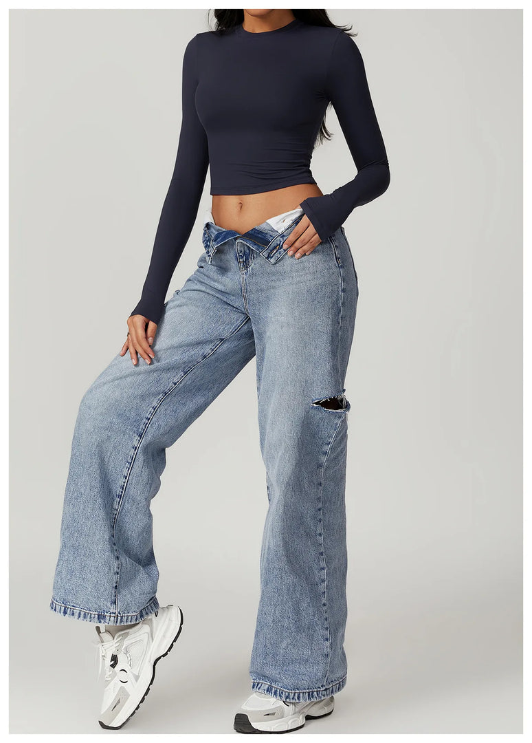 Breathable Seamless Contour Long Sleeve Top Performance