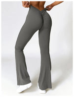 Load image into Gallery viewer, Contoured Flared Leggings With High Waist Silhouette
