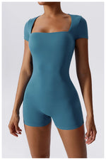 Load image into Gallery viewer, Soft Premium Contoured All In One Yoga Bodysuit Sleeves
