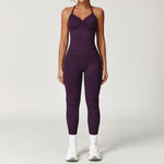 Load image into Gallery viewer, Two Piece Yoga Set Seamless Contour Performance Wear
