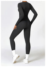 Load image into Gallery viewer, Seamless Sculpted Yoga Core Set Leggings Ribbed Contour
