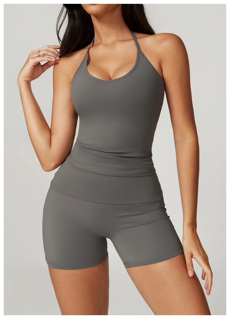 Ultra Light Weight Hanging Neck Sports Bra Breathable