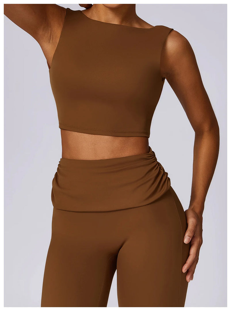 Luxurious Yoga Bra Leggings Seamless Contoured Multistretch