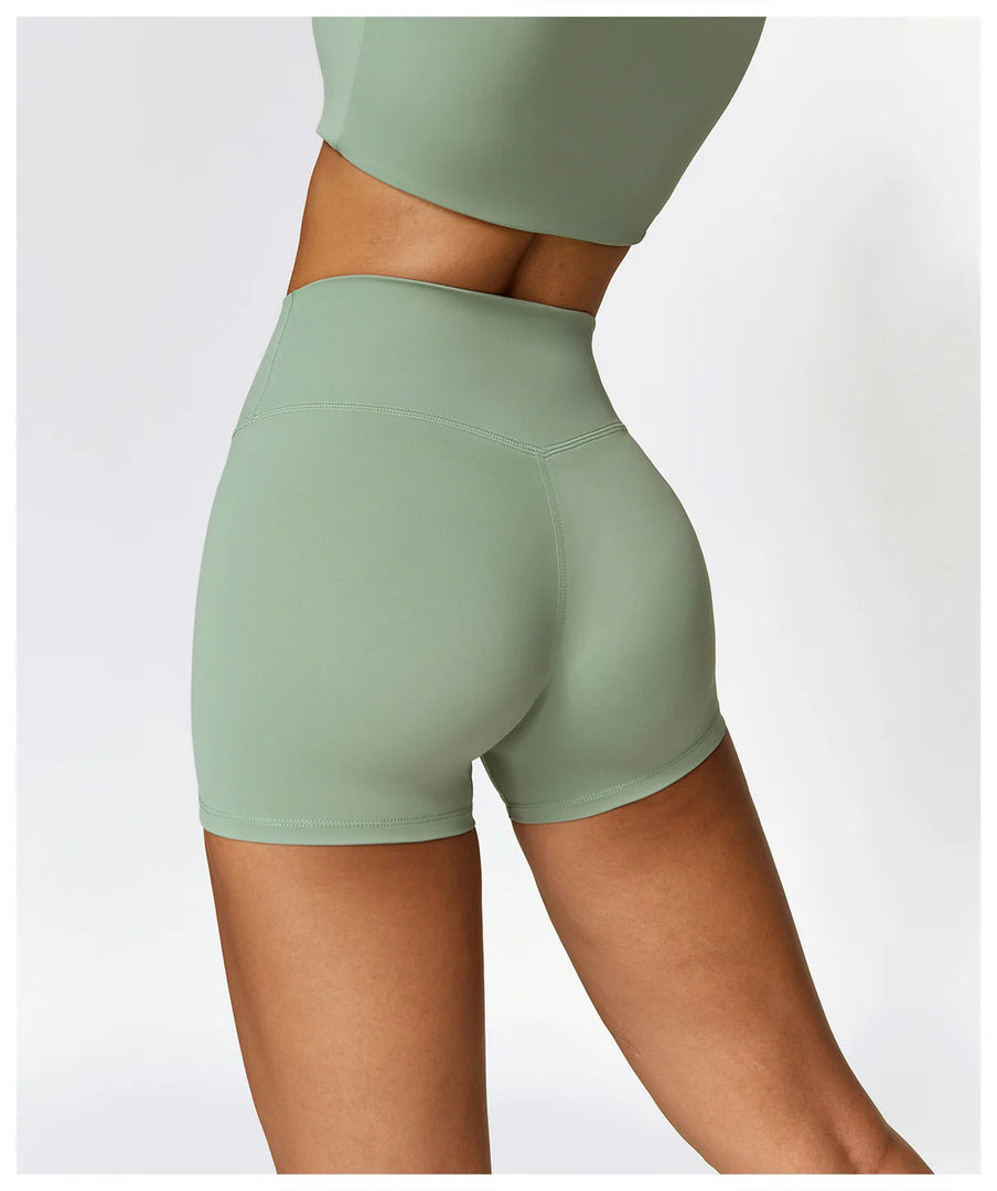 Sculpted Contour Yoga Shorts With Breathable Comfort