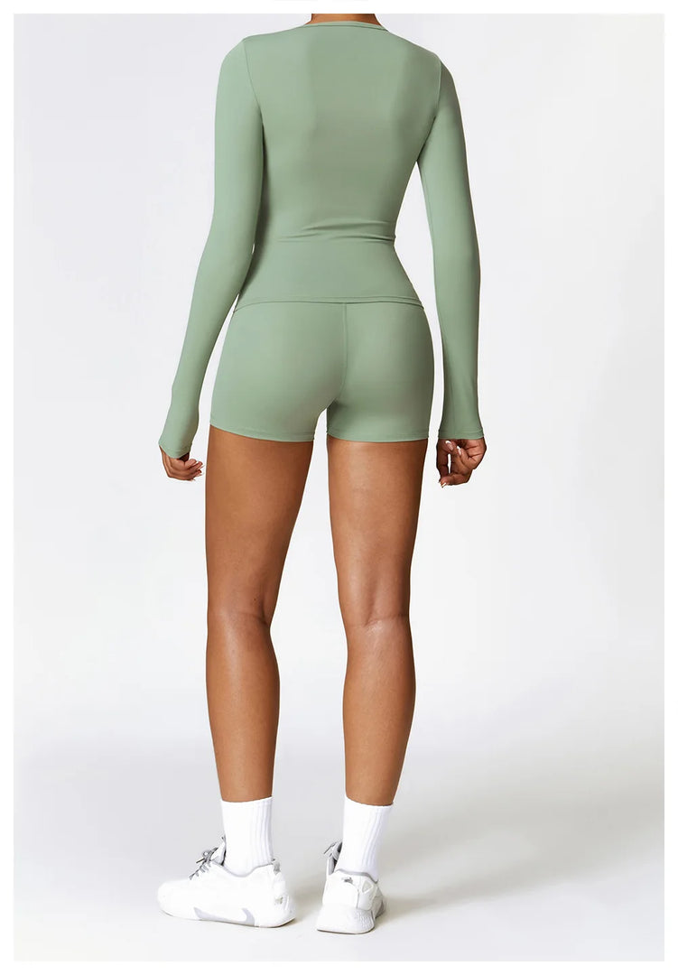 Premium Breathable Quick Dry Long Sleeve Nylon Knit