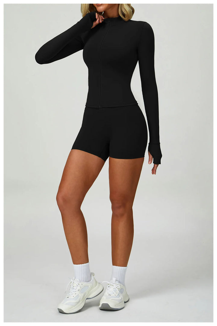 2 Piece Contouring Sculpted Yoga Ensemble Performance