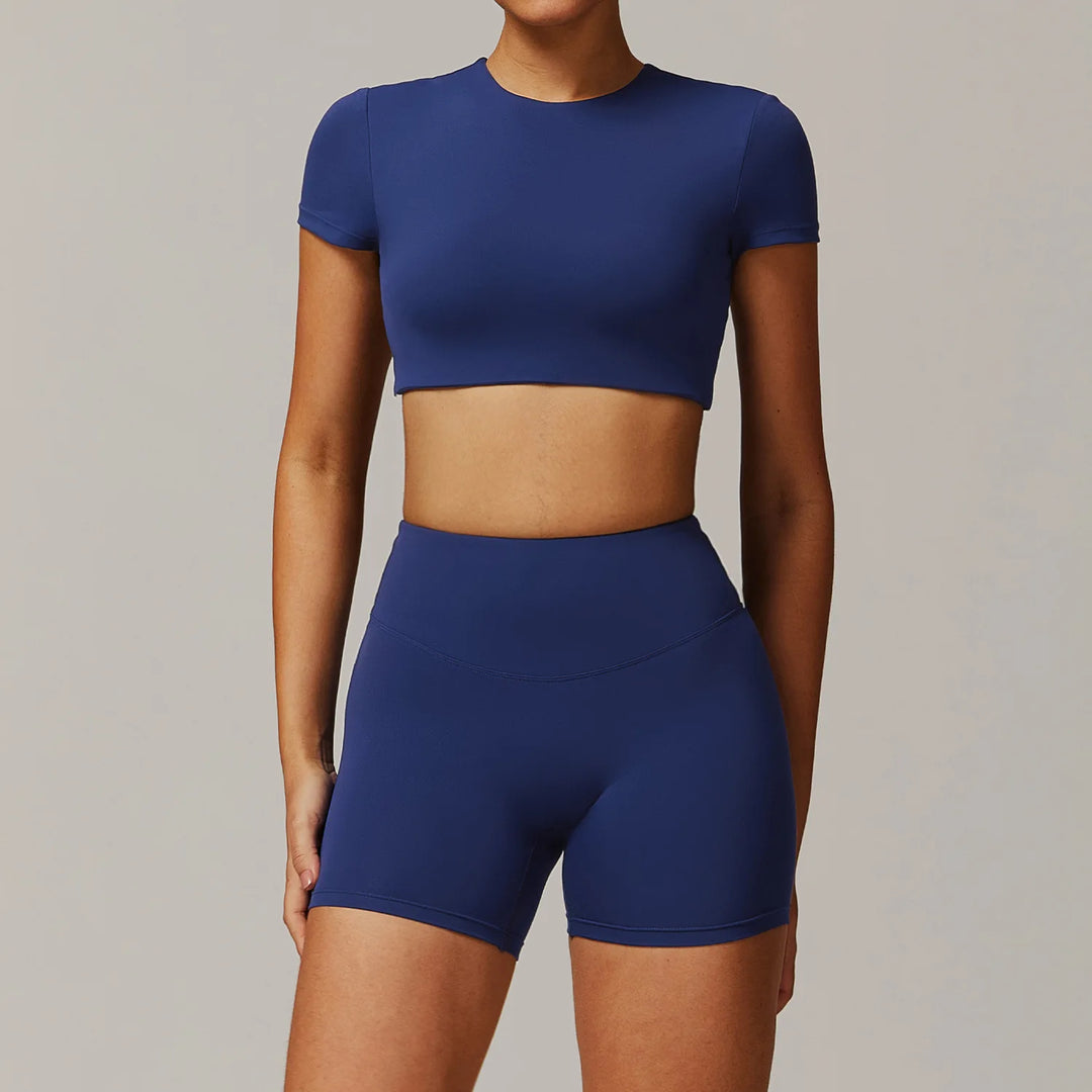 Seamless Contour Two Piece Yoga Set Luxe Performance Wear