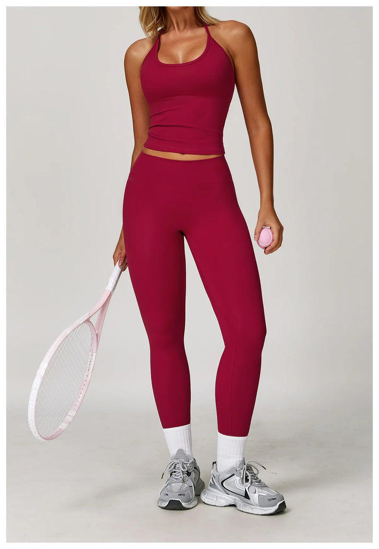 Two Piece Contour Yoga Set With Lux Performance Fabric