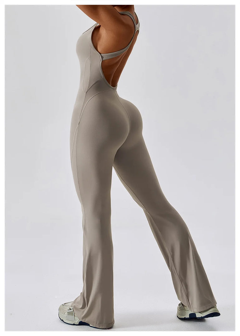 Seamless Contour Studio Jumpsuit Breathable Nylon Knit