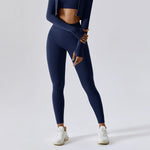 Load image into Gallery viewer, High Waist Contour Yoga Leggings Breathable Performance
