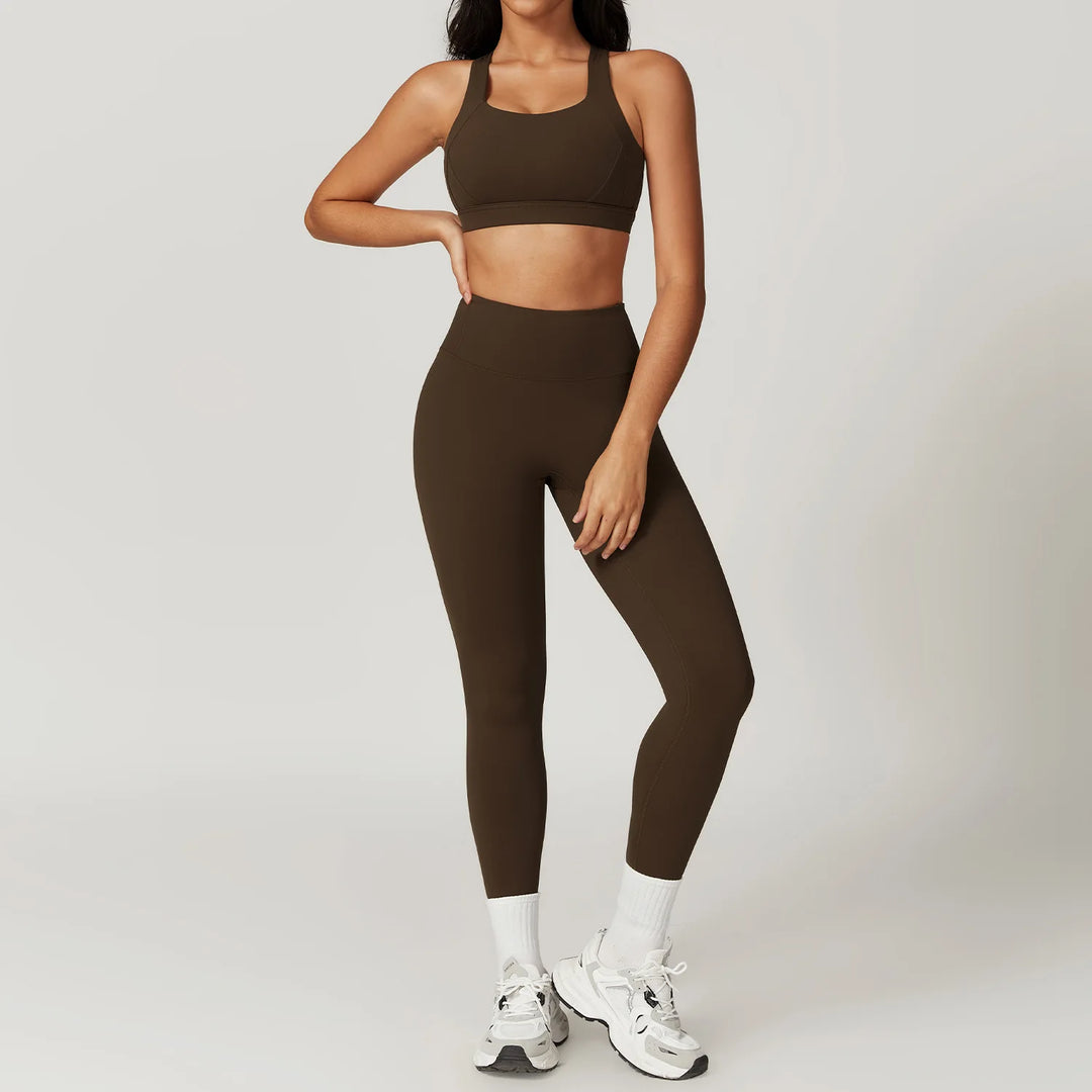 Two Piece Contour Tracksuit With Luxurious Leggings