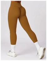 Load image into Gallery viewer, Luxurious High-Waist Contour Seamless Leggings Scrunch
