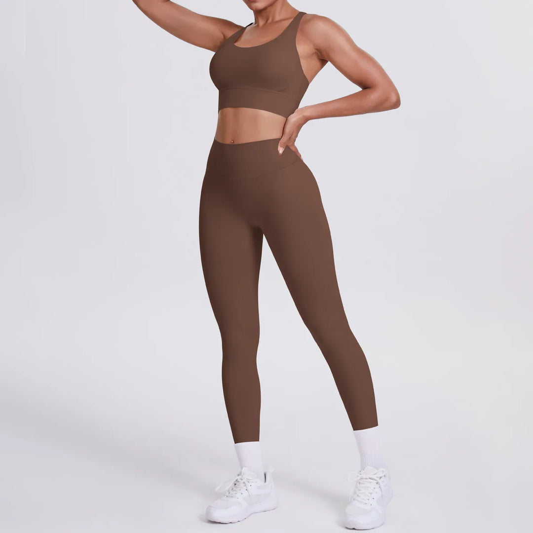 Ultra Luxe Contour Yoga Wear 2 Piece Leggings Nylon