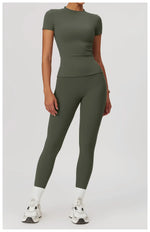 Load image into Gallery viewer, Two Piece Contoured Athleisure Set
