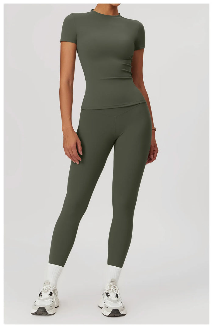 Two Piece Contoured Athleisure Set