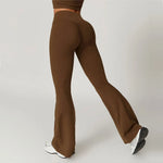 Load image into Gallery viewer, Seamless Flared Bell Bottoms Yoga Leggings High Waist
