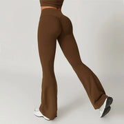 Seamless Flared Bell Bottoms Yoga Leggings High Waist
