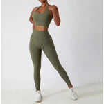 Load image into Gallery viewer, 2 Piece Contouring Sculpted Yoga Ensemble Performance
