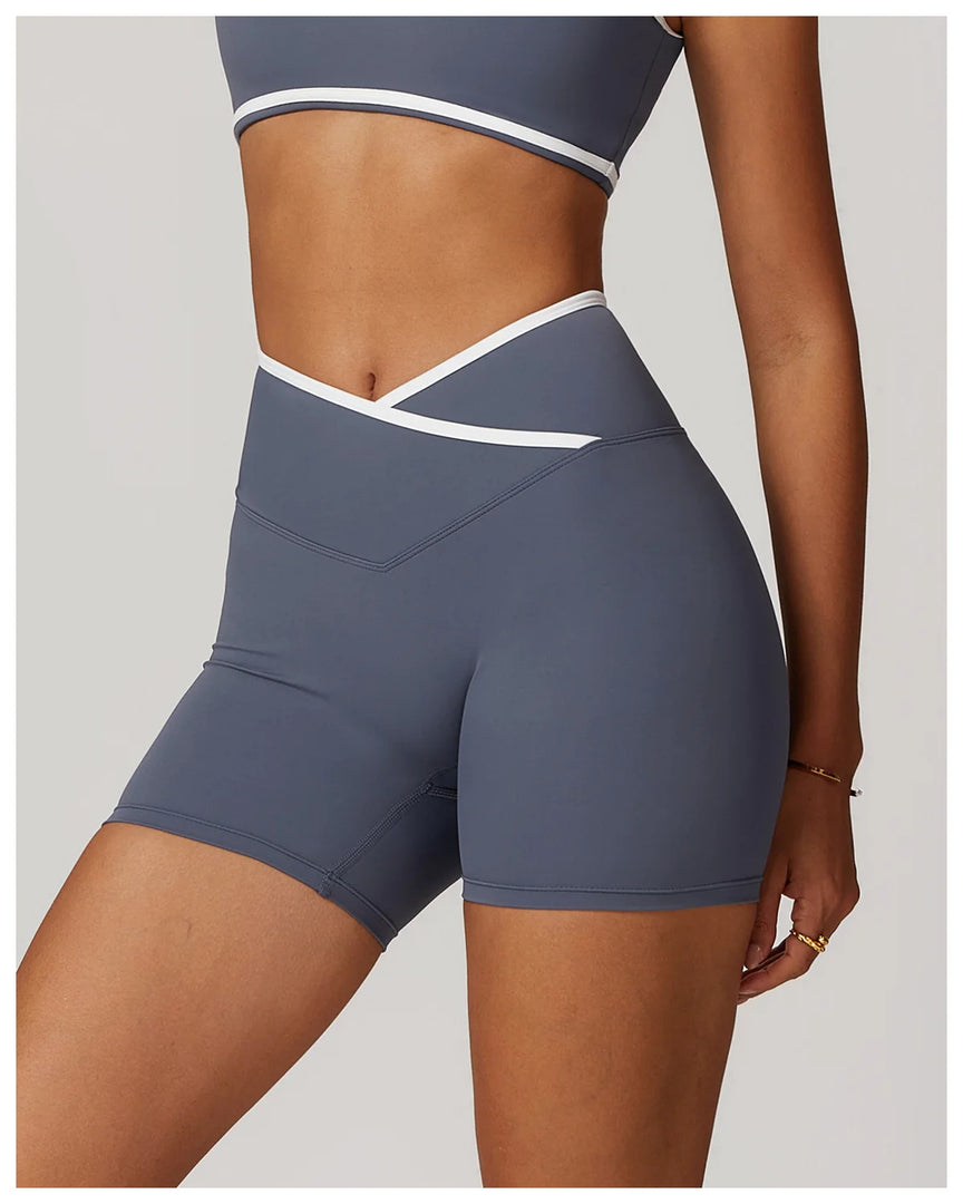 V Sculpted High Waist Breathable Performance Shorts