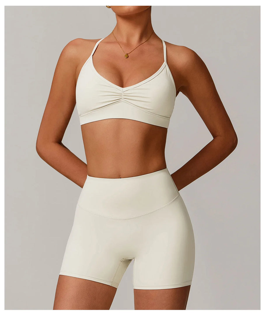 Lux Contour Sports Bra Breathable Shockproof Sculpted