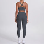 Load image into Gallery viewer, Ultra Luxe Contour Yoga Wear 2 Piece Leggings Nylon
