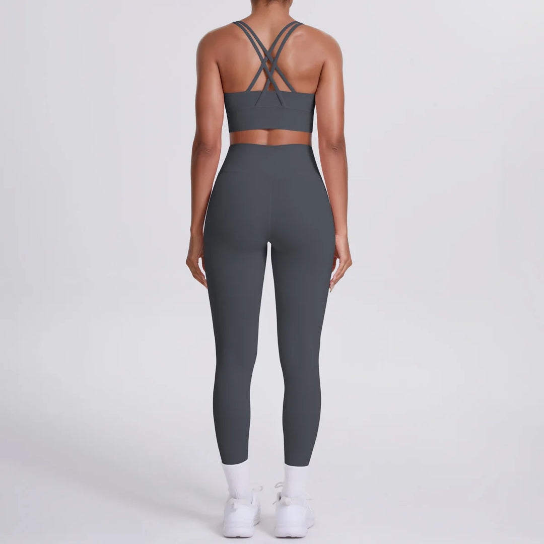 Ultra Luxe Contour Yoga Wear 2 Piece Leggings Nylon