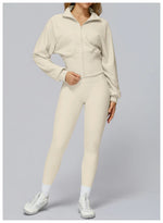 Load image into Gallery viewer, Wind Proof Zip Front Standing Collar Sweat Shirt Regular Fit
