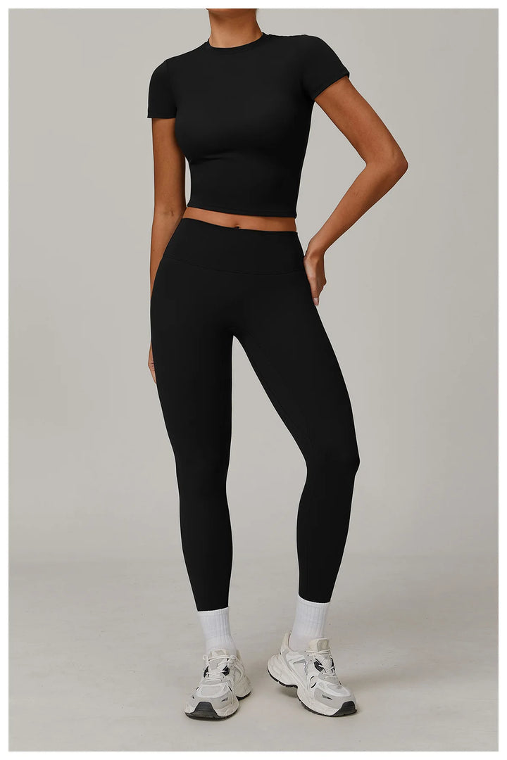 2 Piece Seamless Yoga Set Performance Leggings Luxe