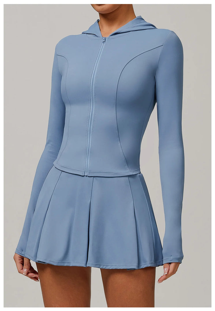 2 Piece Contoured Performance Athleisure Set Nylon